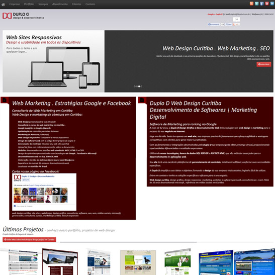 Antigo site da Duplo D