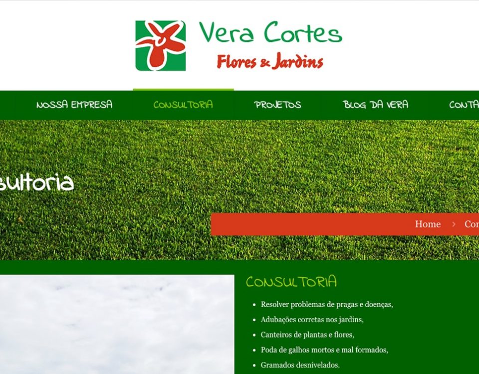 Web Site Flores e Jardins